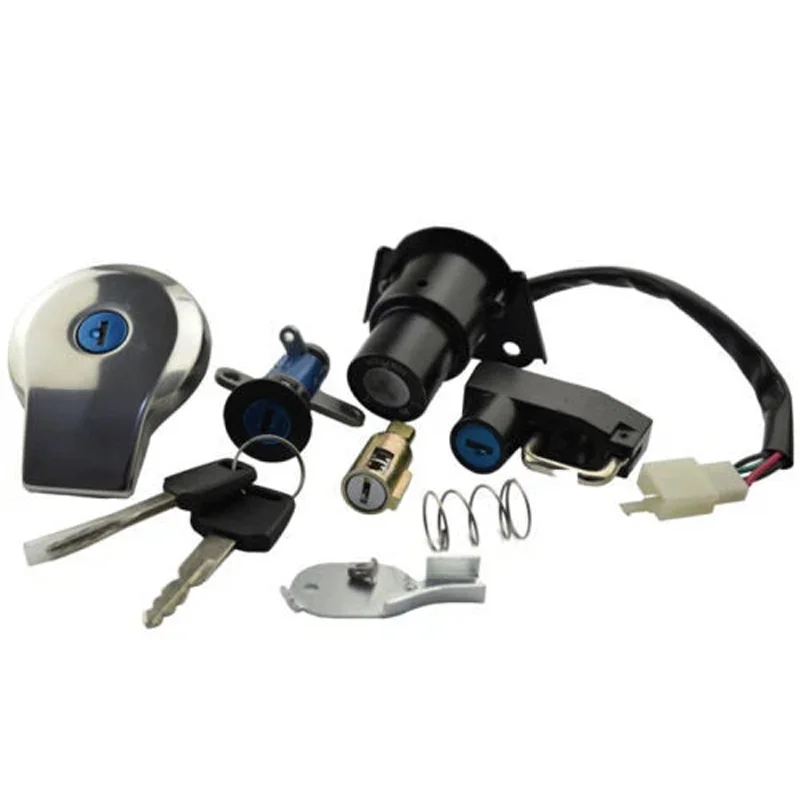 مفاتيح الإشعال التبديل قفل غطاء الوقود الغاز لياماها امرأة سليطة XV535 XV250 XV125 #4