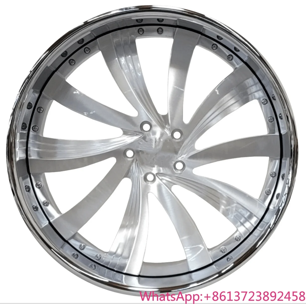 

Luxury 22/24/26 1:1 Alloy Wheels 2 Piece 3 Piece Forged Alloy Chrome Wheel Concave Rims for BWM Benz Chevrolet Audi