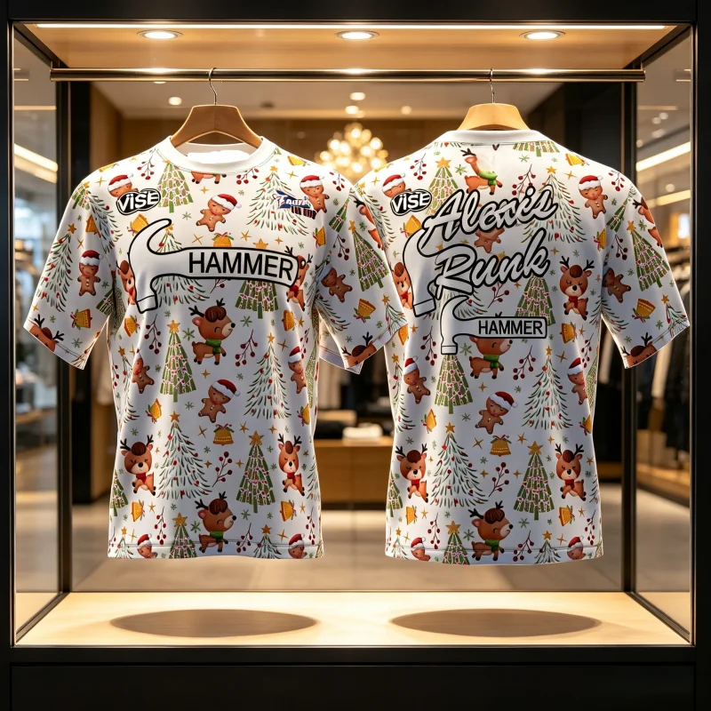 Bowling Uniform Fan Gift 3D Printed A Casual, Comfortable, Breathable and Quick Drying Men's and Women's T-shirt