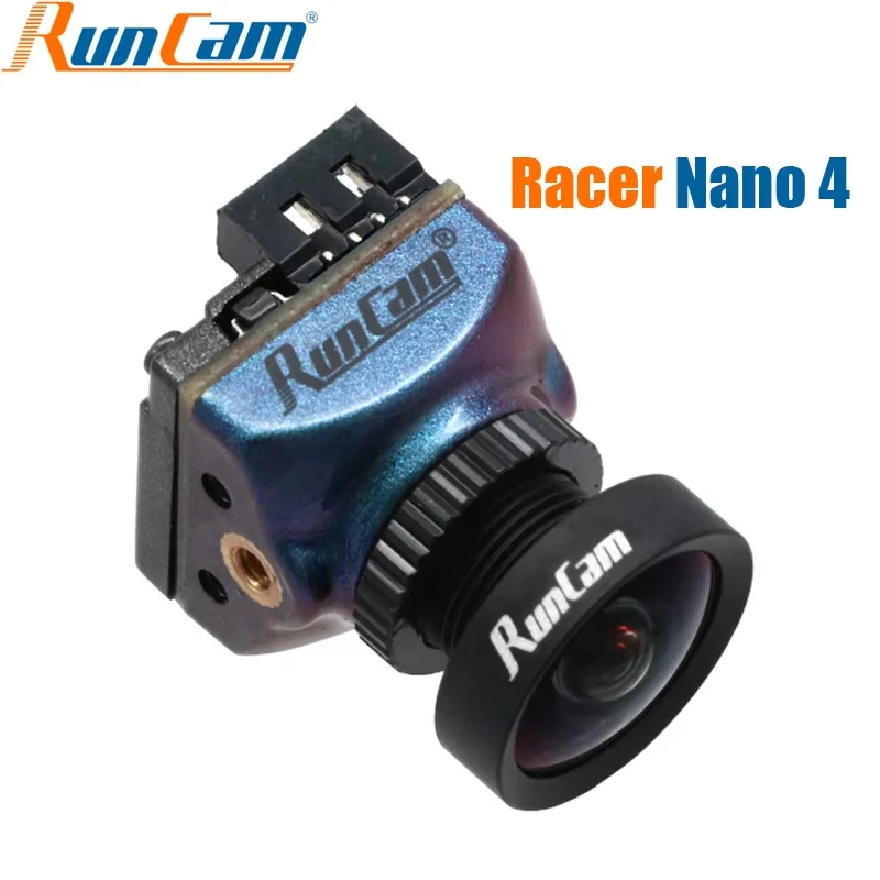 RunCam Racer Nano 4 1200TVL Super WDR CMOS Sensor impermeable iluminación LED modo de seguimiento cámara FPV NTSC/PAL para RC Freestyle Drone