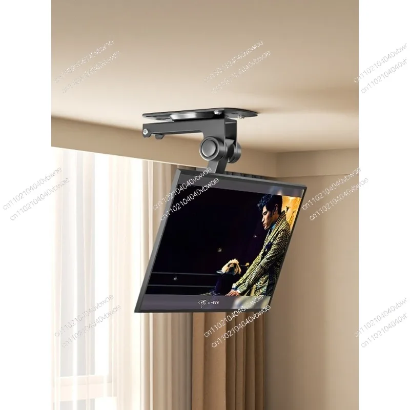 TV hanger folding car ceiling bracket RV universal ceiling hoisting suspended upside down