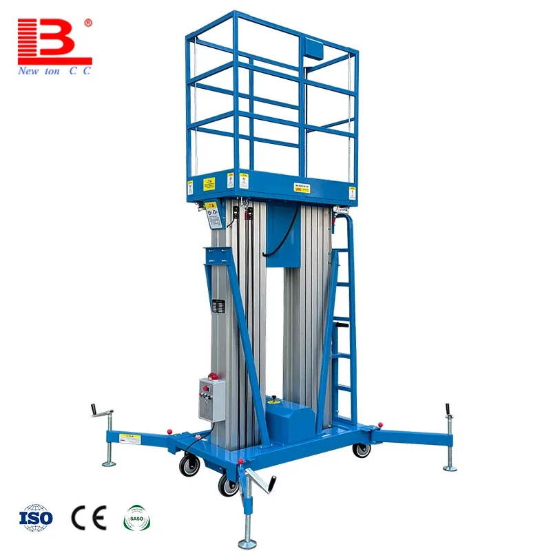 500kg 300kg 200kg mobile electric lifting equipment 14m 16m cargo lift work platform aerial scissor type hydraulic lifter