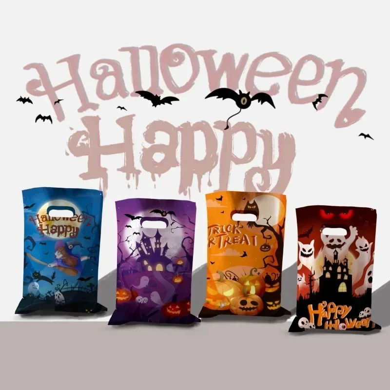 Halloween-Kürbis- und Totenkopf-Süßigkeitentasche, Handtasche für Süßes oder Saures für Kinder, gruseliges Partyzubehör, Halloween-Requisiten für Kinder – Detail 9