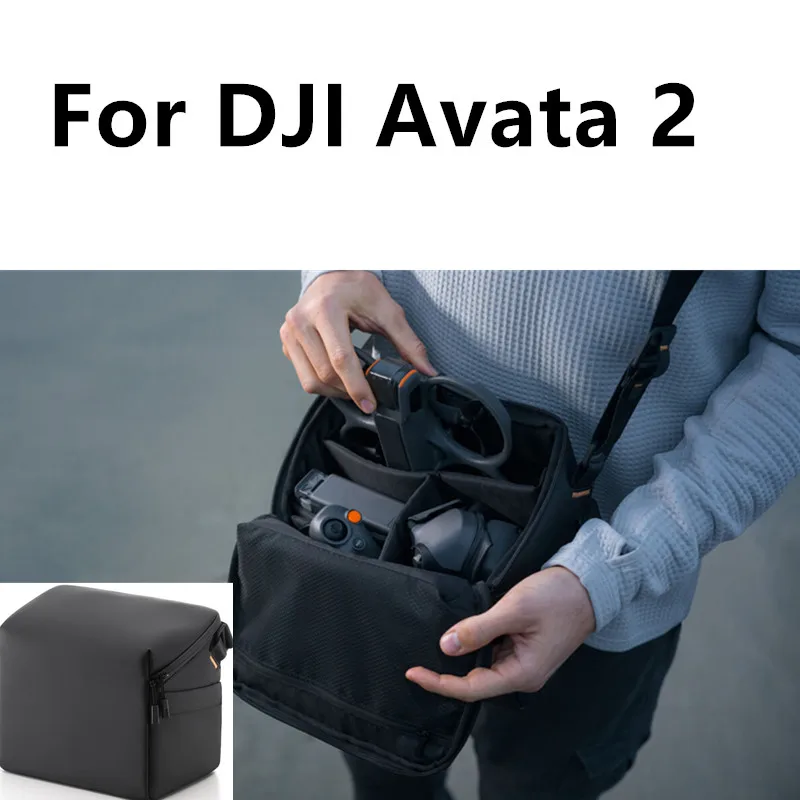 

Drone Storage Bags for DJI Avata 2 Portable Bag Outdoor Travel Crossbody Bag for DJI Avata 2 Goggles 3 Drone Accessories