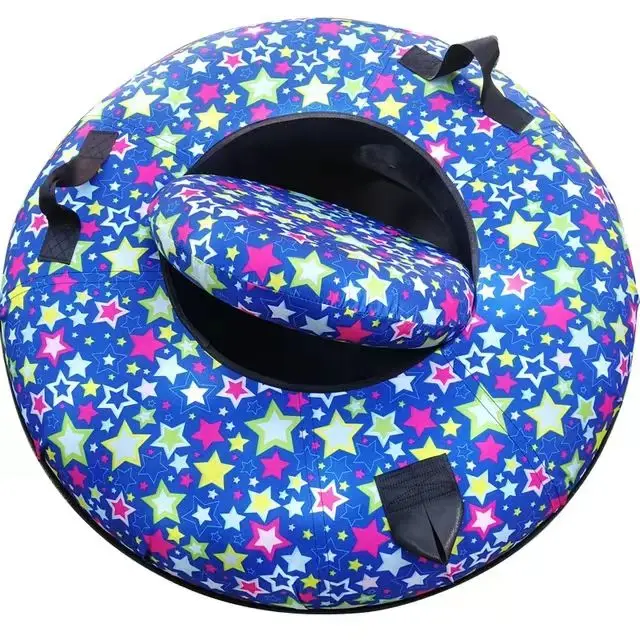 2027  Sled Winter Park Outdoor Sport Skiing Nylon Hard Bottom Rubber Snow Tube