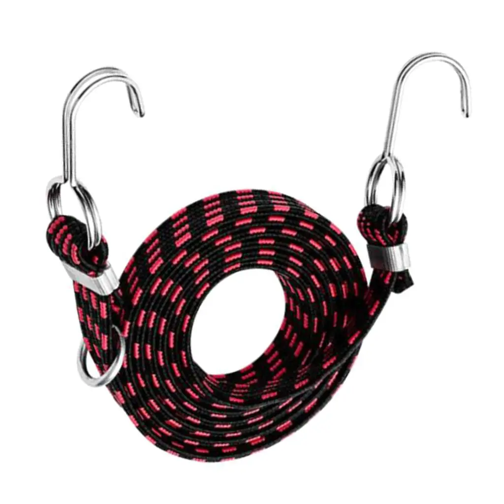 Heavy Duty Bike Rope Elastic Belt Bungee Cord Handlebar Strap for Motorcycle Scooter MTB Equipment Carrier