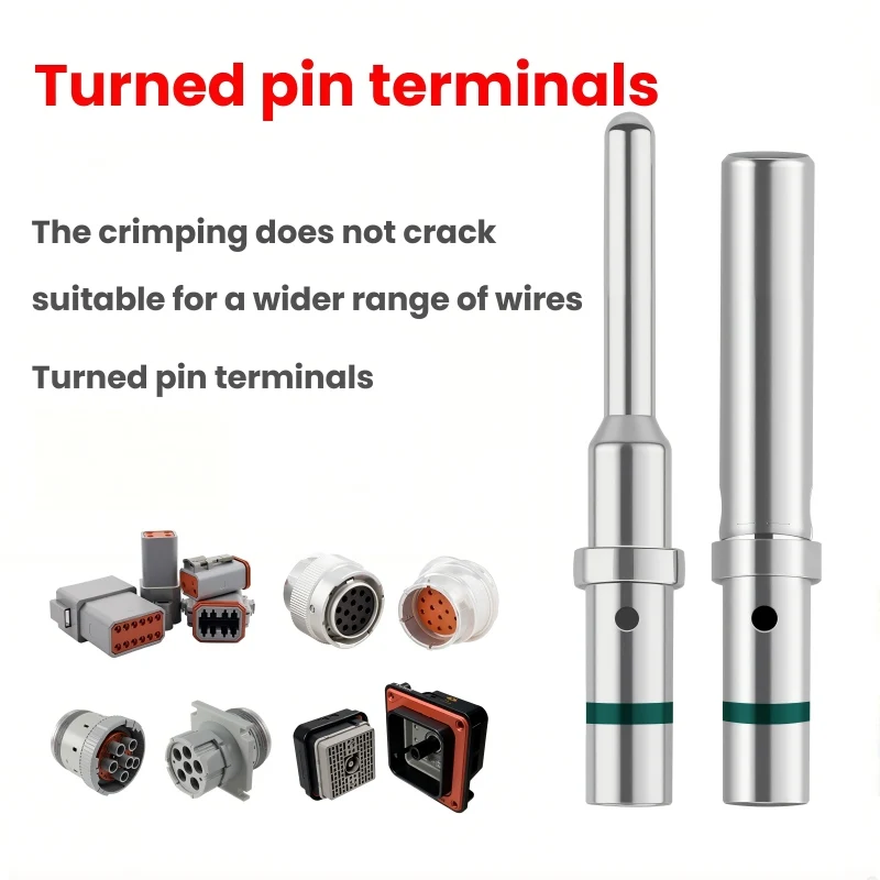 

Deutsch DT Series Crimp Terminals Male Female Solid Pin Contacts 14/16AWG 0462-209-16141 0460-215-16141