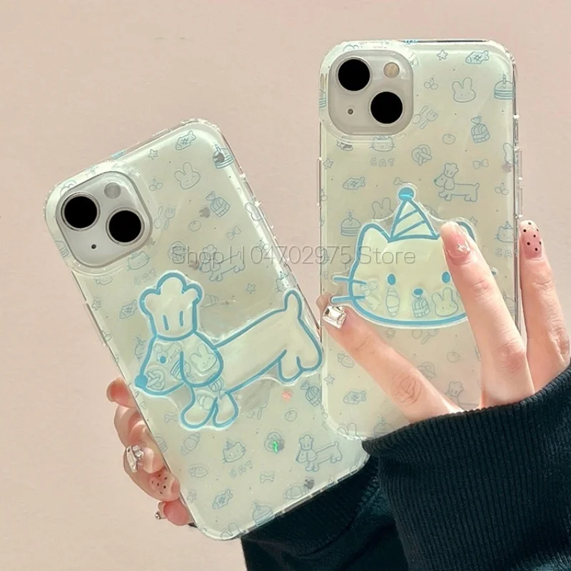 

Корейский забавный мультяшный зыбучий песок Shake GripTok Grip tok Кронштейн для iPhone 15 16, универсальный держатель для телефона, подставка для телефона