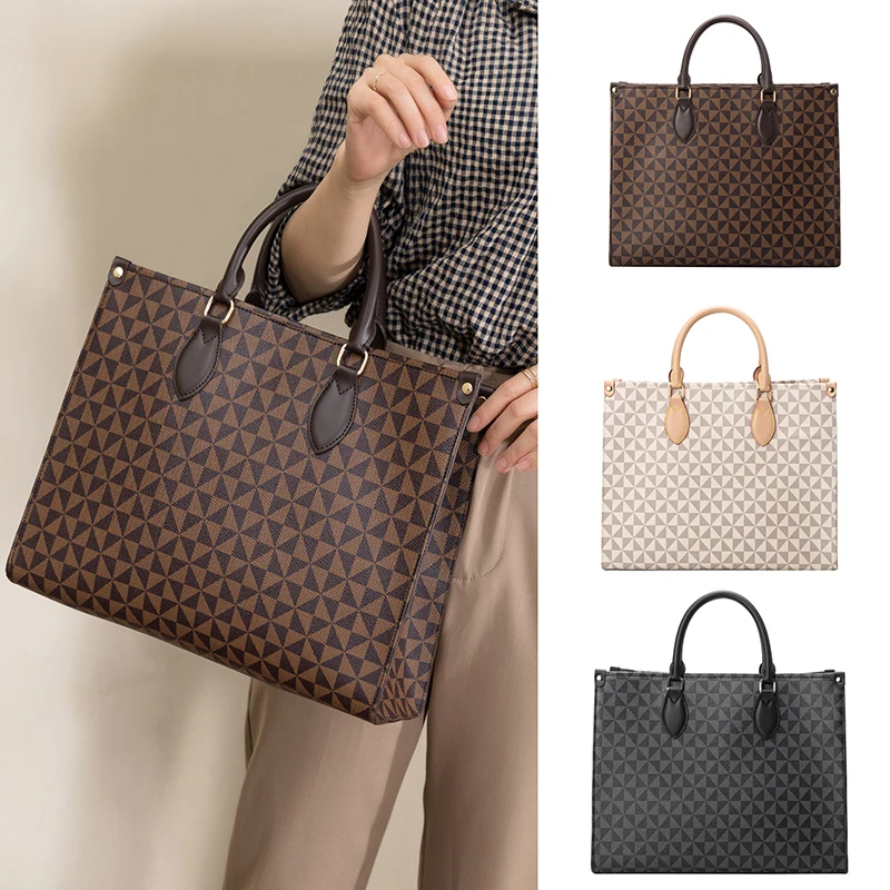 Women Bags New With Shoulder Tote Luxury Designer Leather Fashion Vintage Shopper Big Ladies Handbags