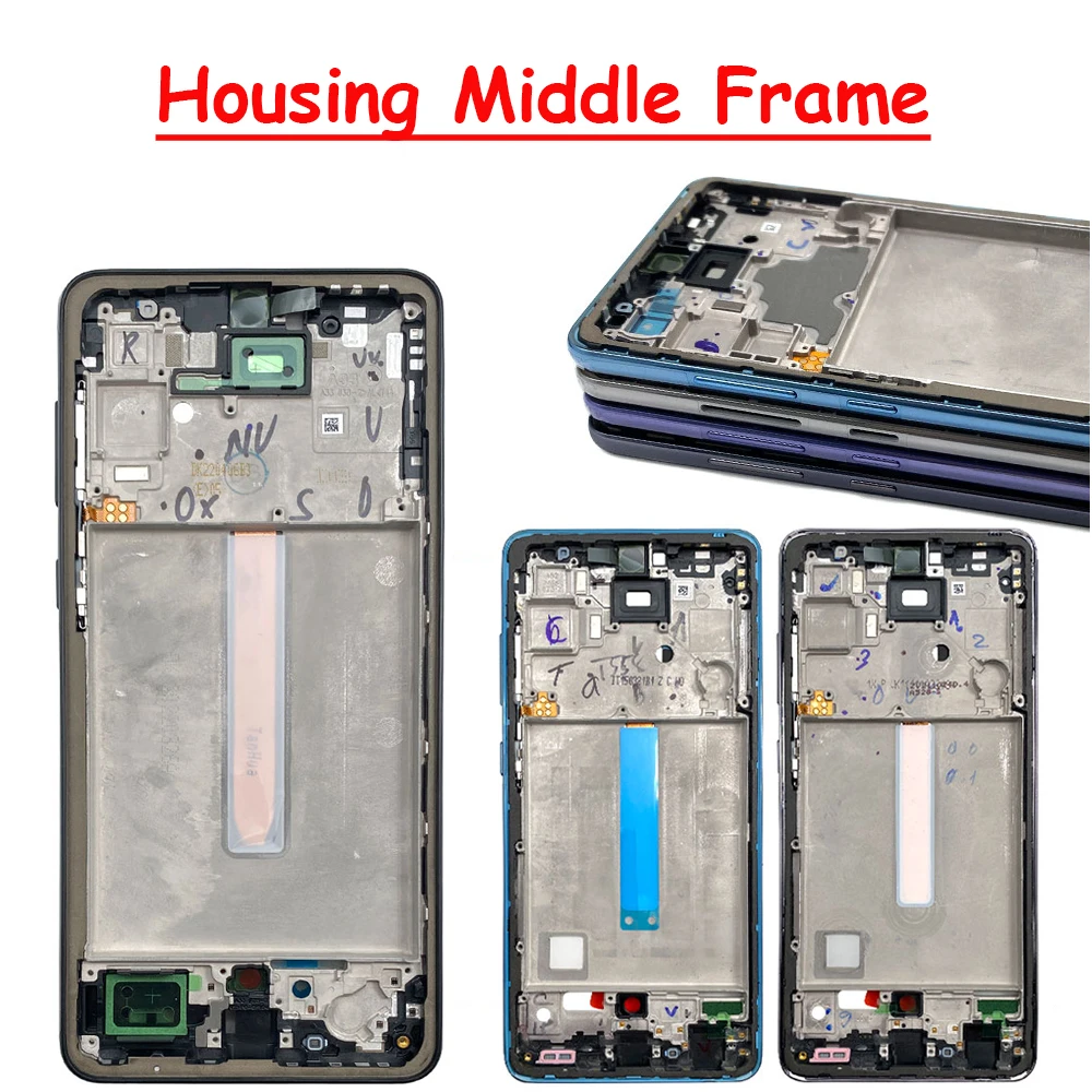 

Housing Middle Frame Center Chassis Cover For Samsung A04s A14 A22 4G A03S A12 A34 LCD Frame Replacement Parts