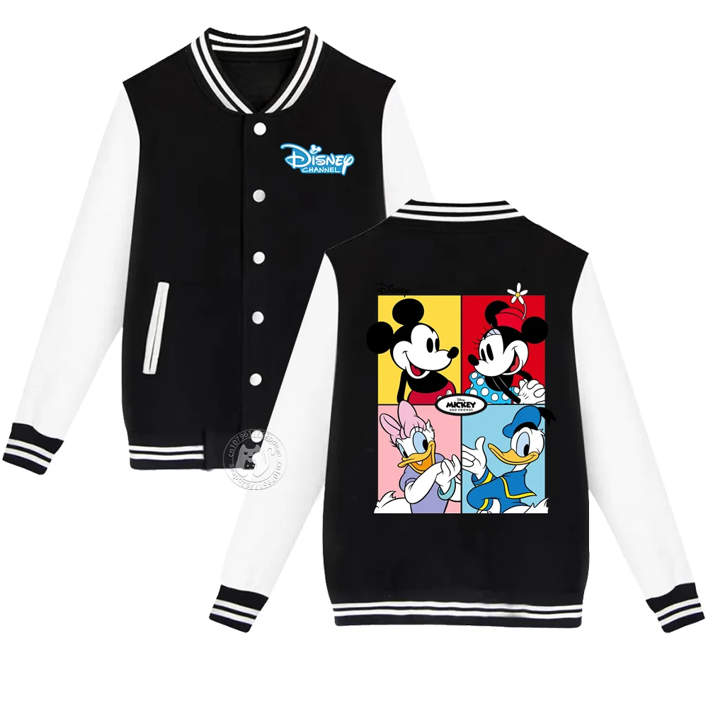 

Disney Fall/Winter Kids Baseball Uniform Cartoon print ages 2-14 for boys and girls padded warm base coat