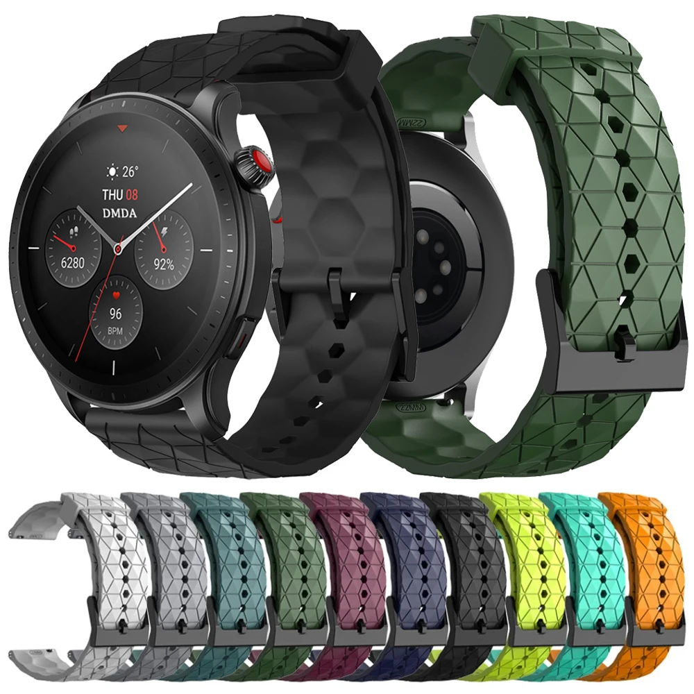20 22mm Silikon band für Huami Amazfit GTR 4 3 2e Pro Sport Uhren armbänder Balance/GTS 4 3 2e /Bip 5 s U Pro Ersatz armband