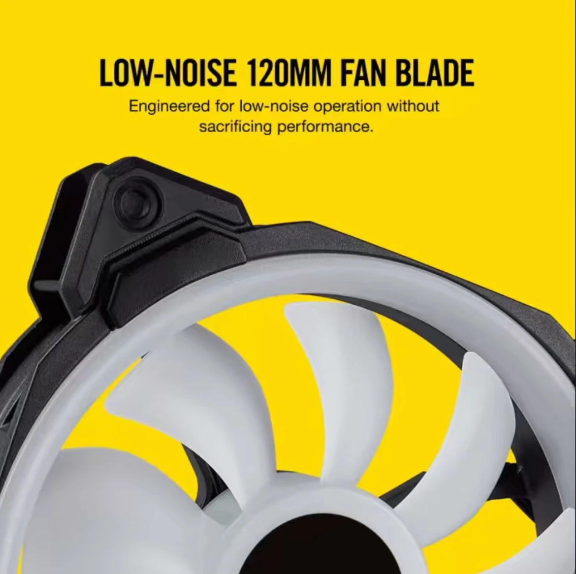 CORSAIR LL120 RGB 120 mm Dual Light Ring LED PWM-ventilator Single Pack Computerbehuizingsventilator met verstelbare RGB-verlichting voor pc-gebouw