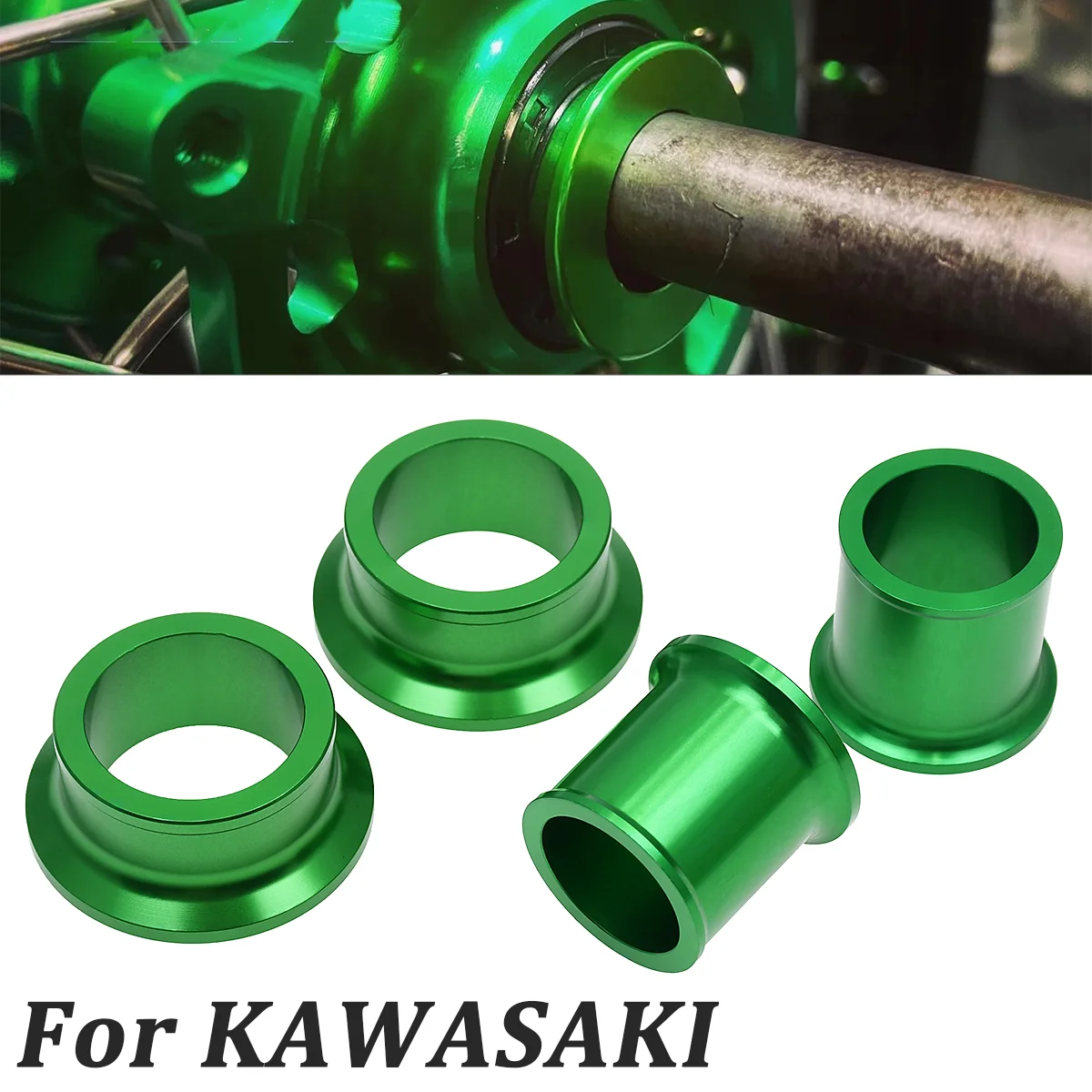 

Motocycle Front Rear Wheel Hub Spacer Kit For Kawasaki KX125 KX250 KX250F KX450F KLX450R KX 125 250 250F 450F KLX Dirt Pit Bike