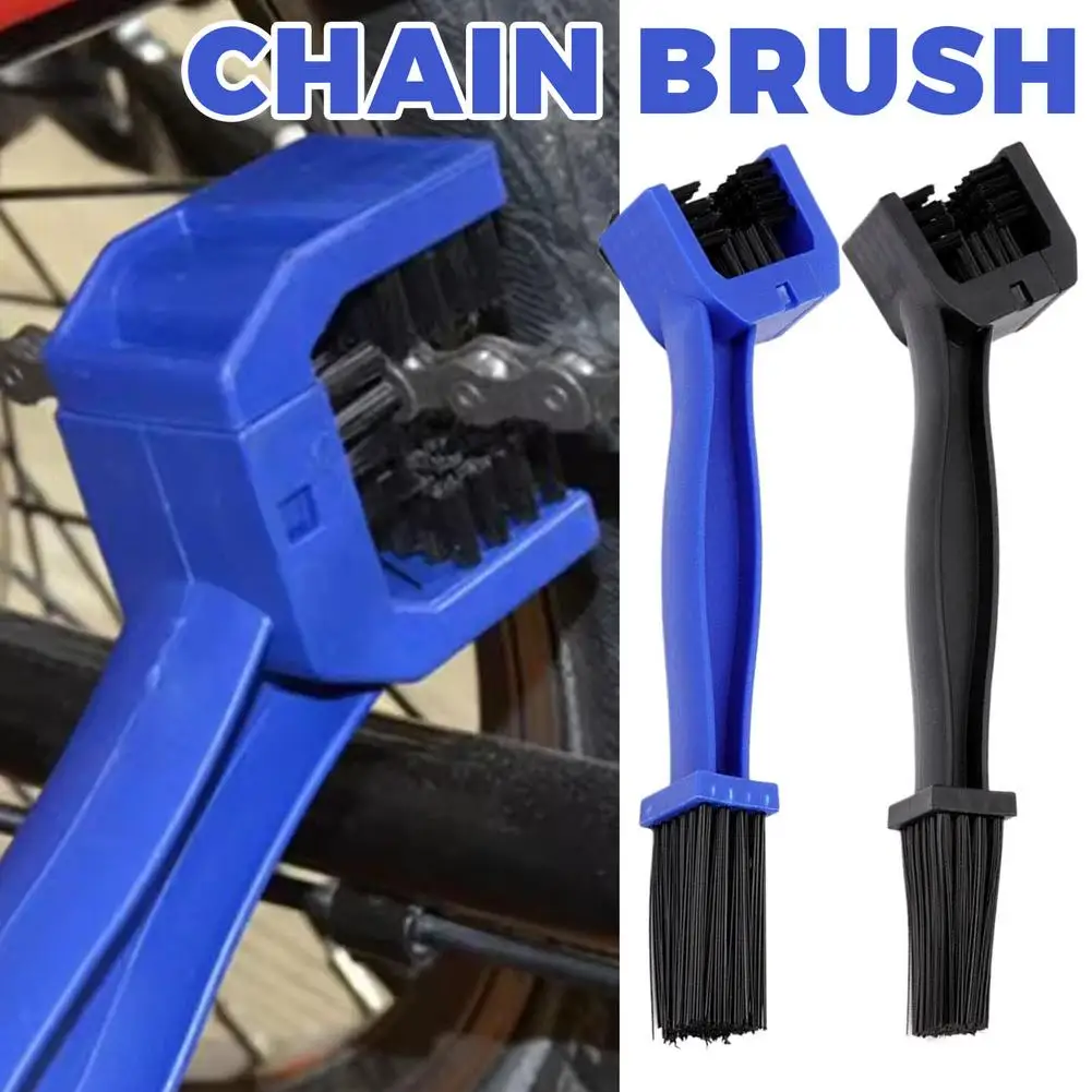 Multi-sided Bicycle Motorcycle Chain Cleaning Brush, Portable Plastic Bike Chain Scrubber Tool, Deep Clean Grease Dirt For Bike