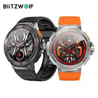 BlitzWolf BW-AT5 1.43 inch AMOLED Altitude Barometer Compass Full Touch Plus 5 Buttons Health Monitoring BT 5.3 Smart Watches