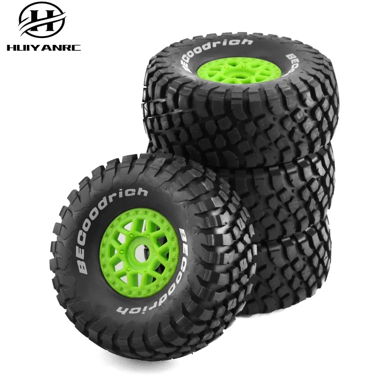 4 قطعة 1/8 1/7 RC إطارات وعجلات الشاحنات ذات الدورة القصيرة لجميع التضاريس لـ HSP TRAXXAS UDR DF7 FS Atom ARRMA Mojave YK4072 DF7 #1