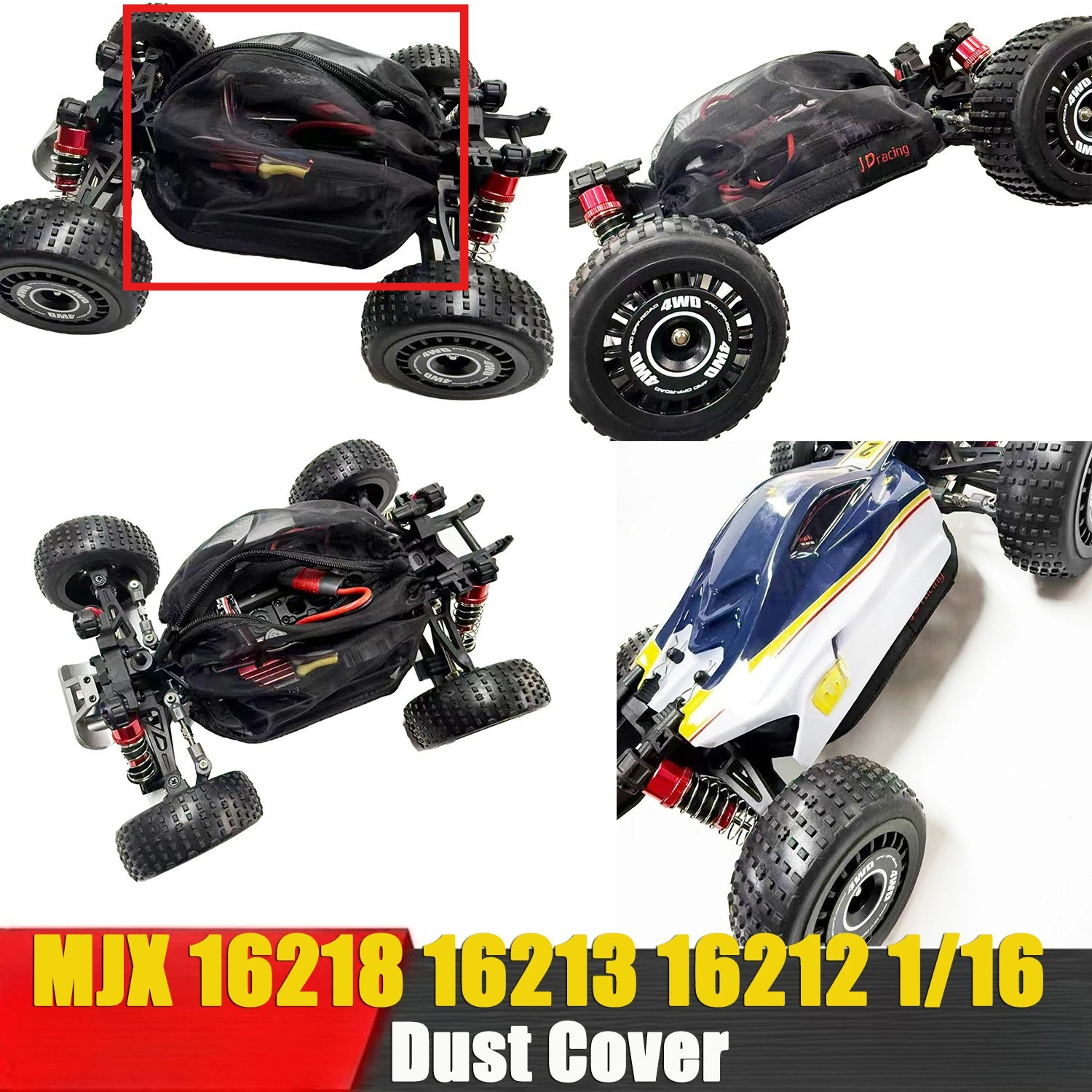 MJX 16218 16213 16212 1/16 RC Vehicle Parts Chassis Cover Dust Cover Breathable Dustproof