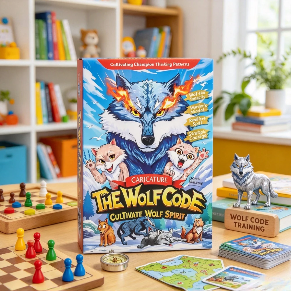 The Wolf Code is an English original children's book that cultivates children's wolf thinking, courage, and resilience to growth