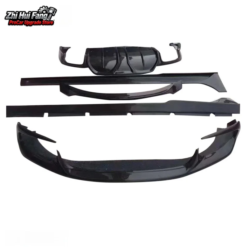 

Подходит для Maserati Geber ASPEC, небольшой комплект кузова из углеродного волокна, передний и задний спойлер, боковые юбки