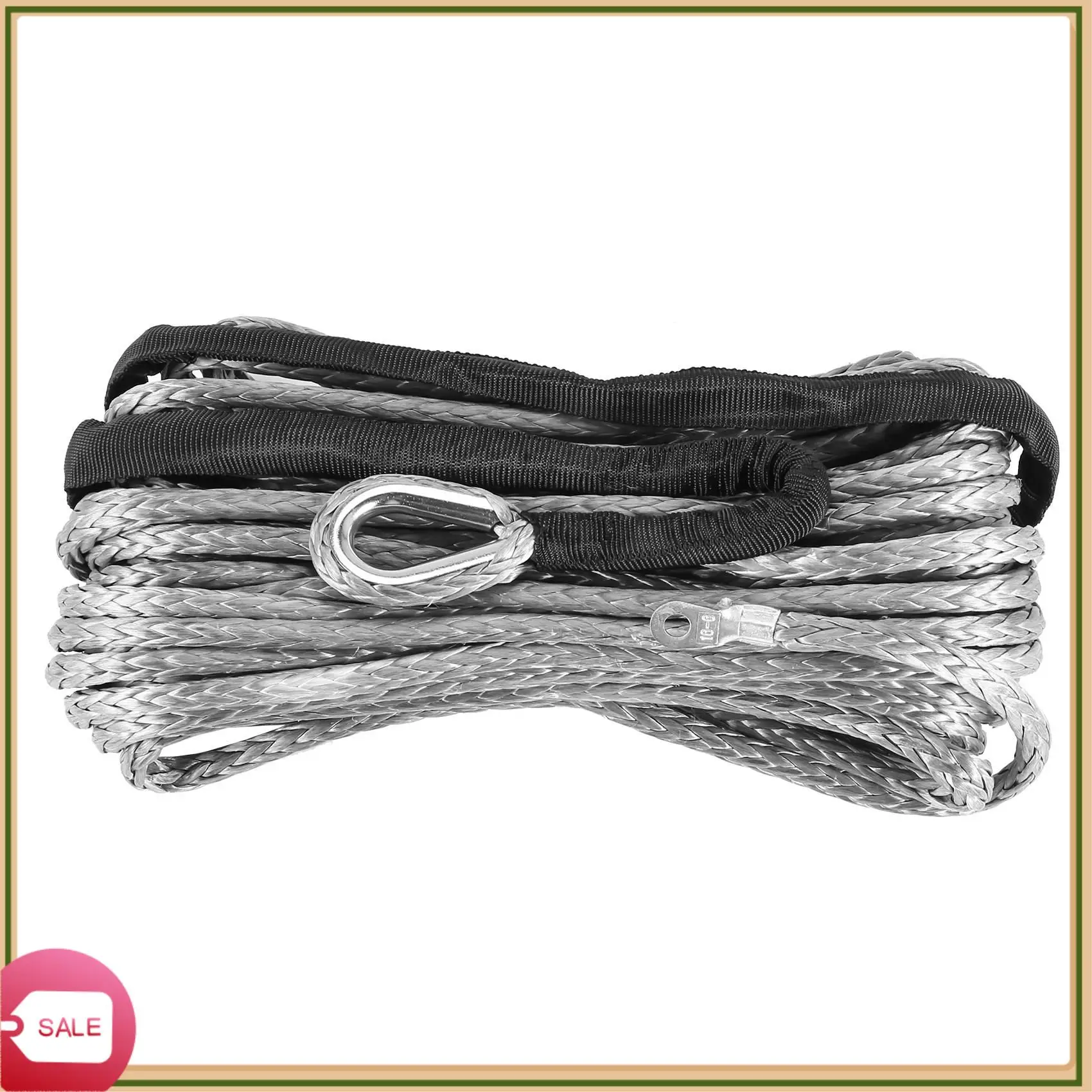 

Unique Synthetic Winch Rope, 1/4 X 50Ft Synthetic Winch Rope Line Cable For ATV UTV SUV Truck Boat Winch