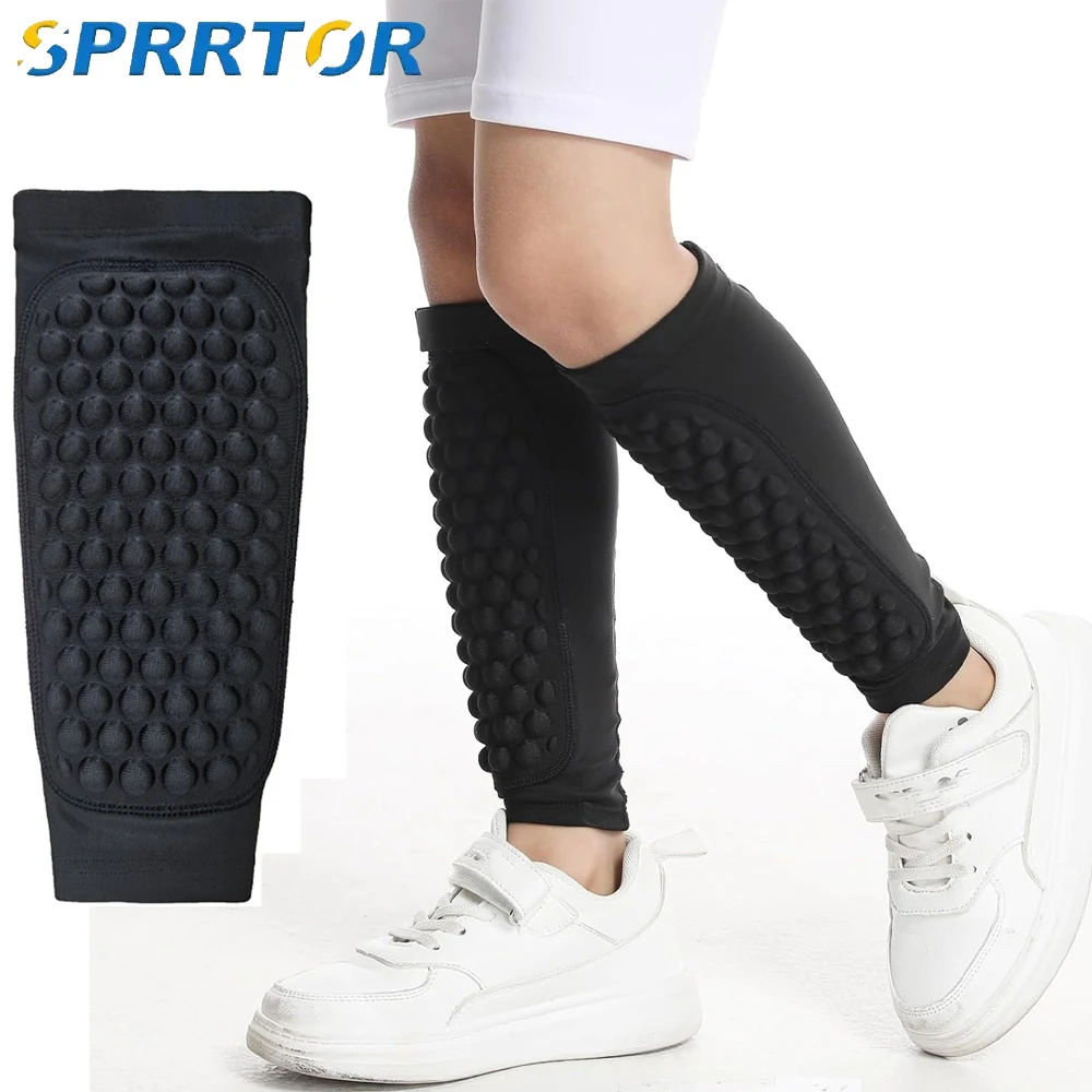 

1PC Soccer Shin Guards Shin Pads for Kids Youth Adult,Calf Compression Sleeve with Pads,Lightweight Calf Protective Gear