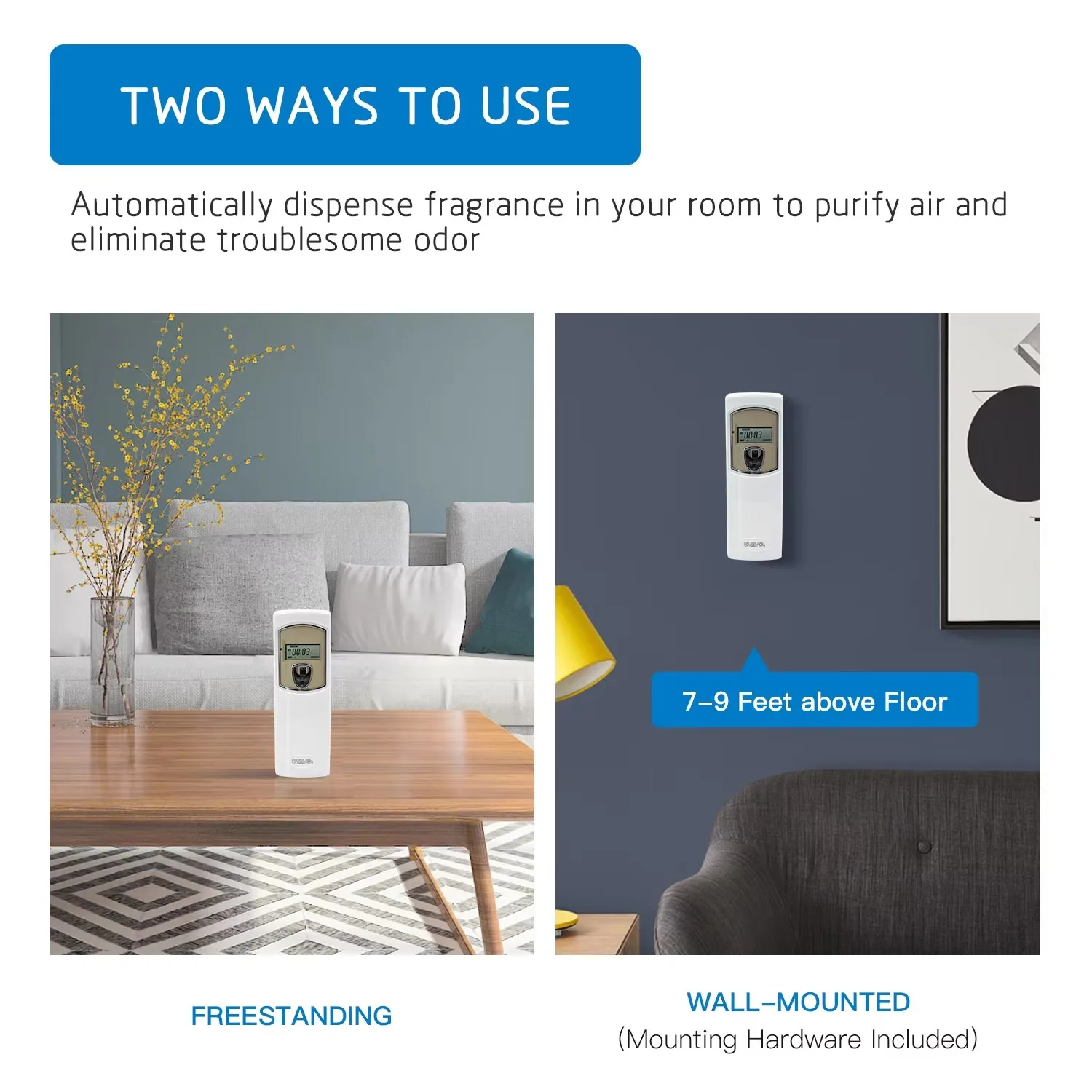 Интеллектуальная машина для ароматерапии SVAVO, автоматический диффузор ароматов, умный диффузор для туалетного дезодоратора для отеля