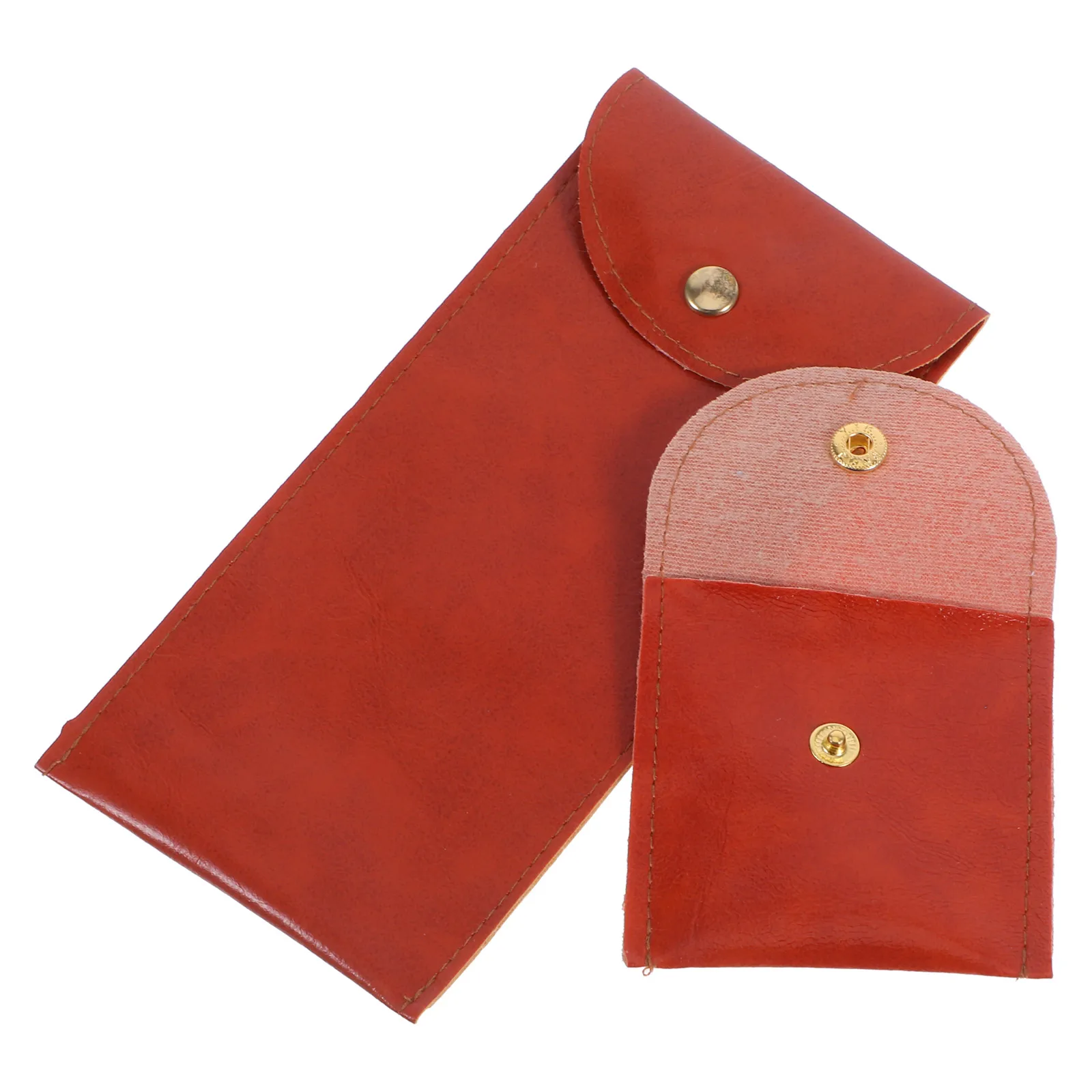 

2PCS Sunglasses Eyeglasses Storage Bag Soft PU Case Portable Pouch Glasses Bag Goggles Holder Travel Eyewear Organizer