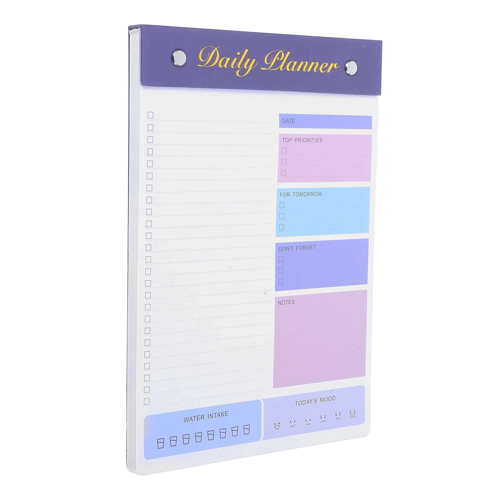 مفكرة مخططة يومية تمزيق الصفحات ورق قوي ذو سعة كبيرة لدراسة العمل والمكتب وطباعة كتاب الجدول الزمني