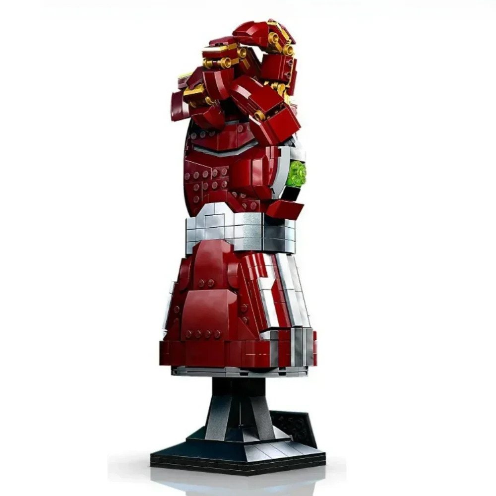 Hot Toys MARVEL Avengers Nano Superheroes Gauntlet Glove Model Brick Compatible 76223 Building Blocks DIY Sets Adults Kids Gifts