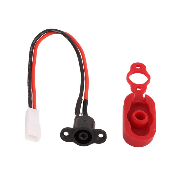 2X M365 Electric Scooter Accessories Charging Port Plastic Waterproof Head Waterproof Plug Complete Set