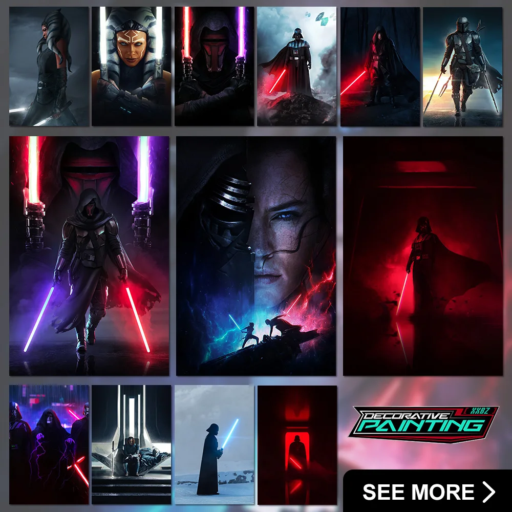 

Star Wars: The Force Awakens Picture Canvas Movie Poster No Frame Home Decor Printed Wall Art Han Solo Painting For Living Room