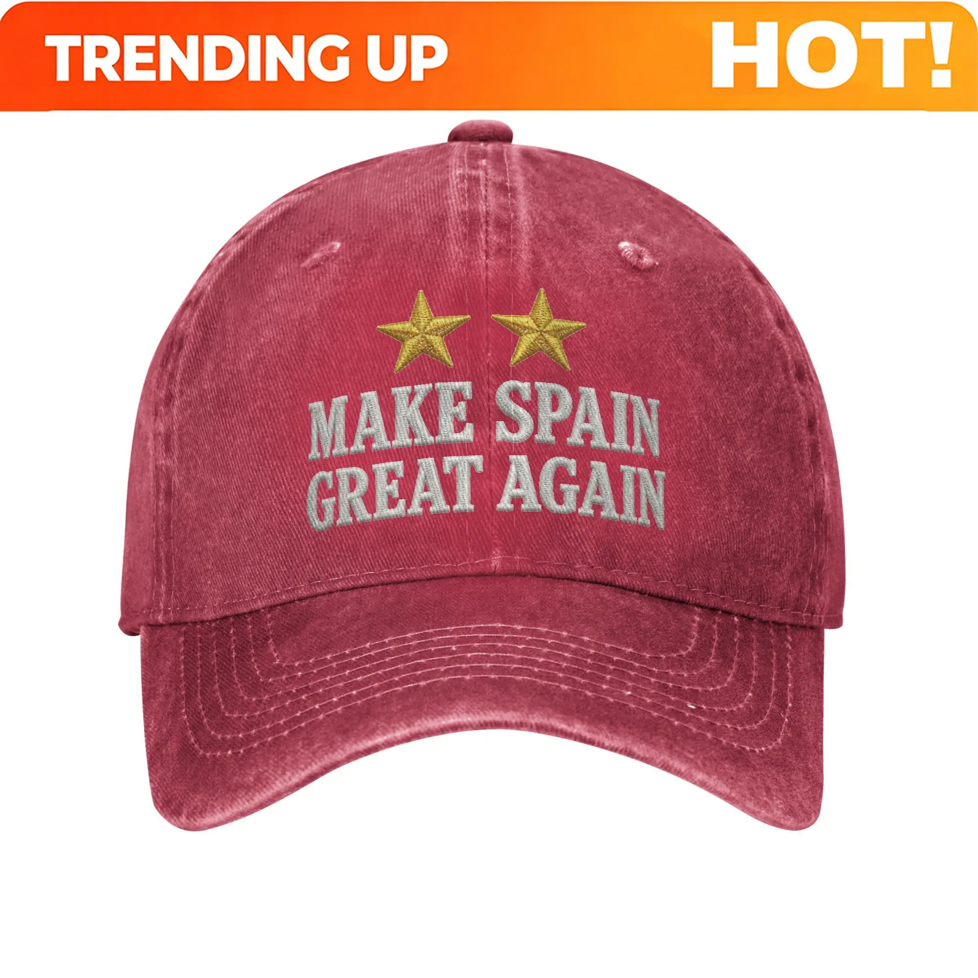 Custom Unisex Make Spain Great Again Cap Accessories Baseball Caps Vintage Trucker Hats Adjustable