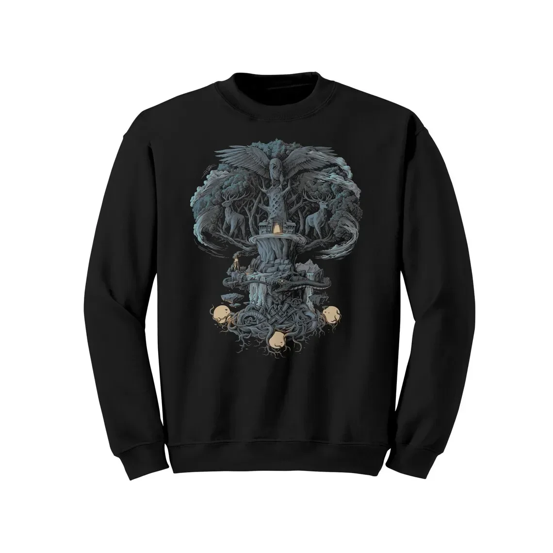 Norse Mythology Yggdrasil Tree of Life Pagan Gift Sweatshirts New 100% Cotton Comfortable Casual Mens Clothes Fashion Streetwear