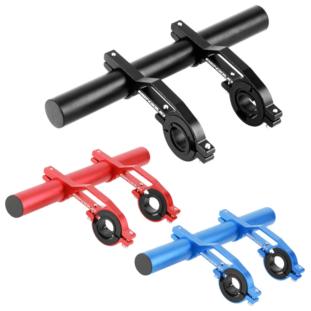 10/20cm Bicycle Handlebar Extended Bracket MTB Headlight Mount Extented Bar Road Mountain Bike Handlebar Extender Rack Parts