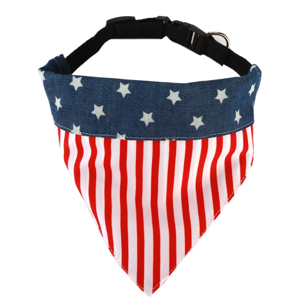 

Pet Bib Dog Handkerchiefs Scarf Puppy Decorate Independence Day Bibs Collar Scarves Doggie Bandanas