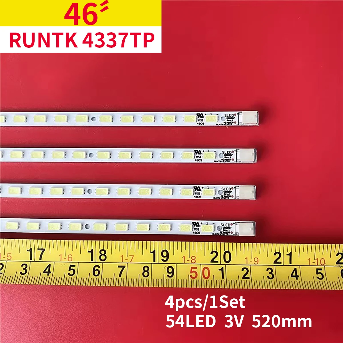 

LED backlight strip 54 LED 52mm for TV KDL-46NX700 KDL-46EX705 KDL-46EX700 LK460D3LA8S RUNTK 4337TP RUNTK4337TP