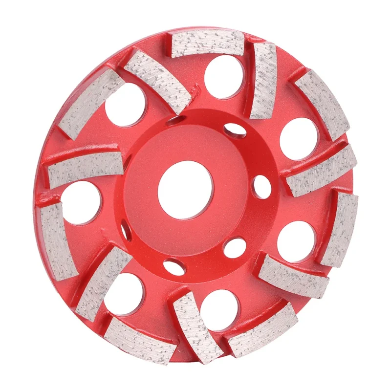 125mm Diamond Grinding Disc Wear Resistant Abrasive Cup Wheel High Hardness Diamond Sanding Wheel for Concrete Grinding Polishin