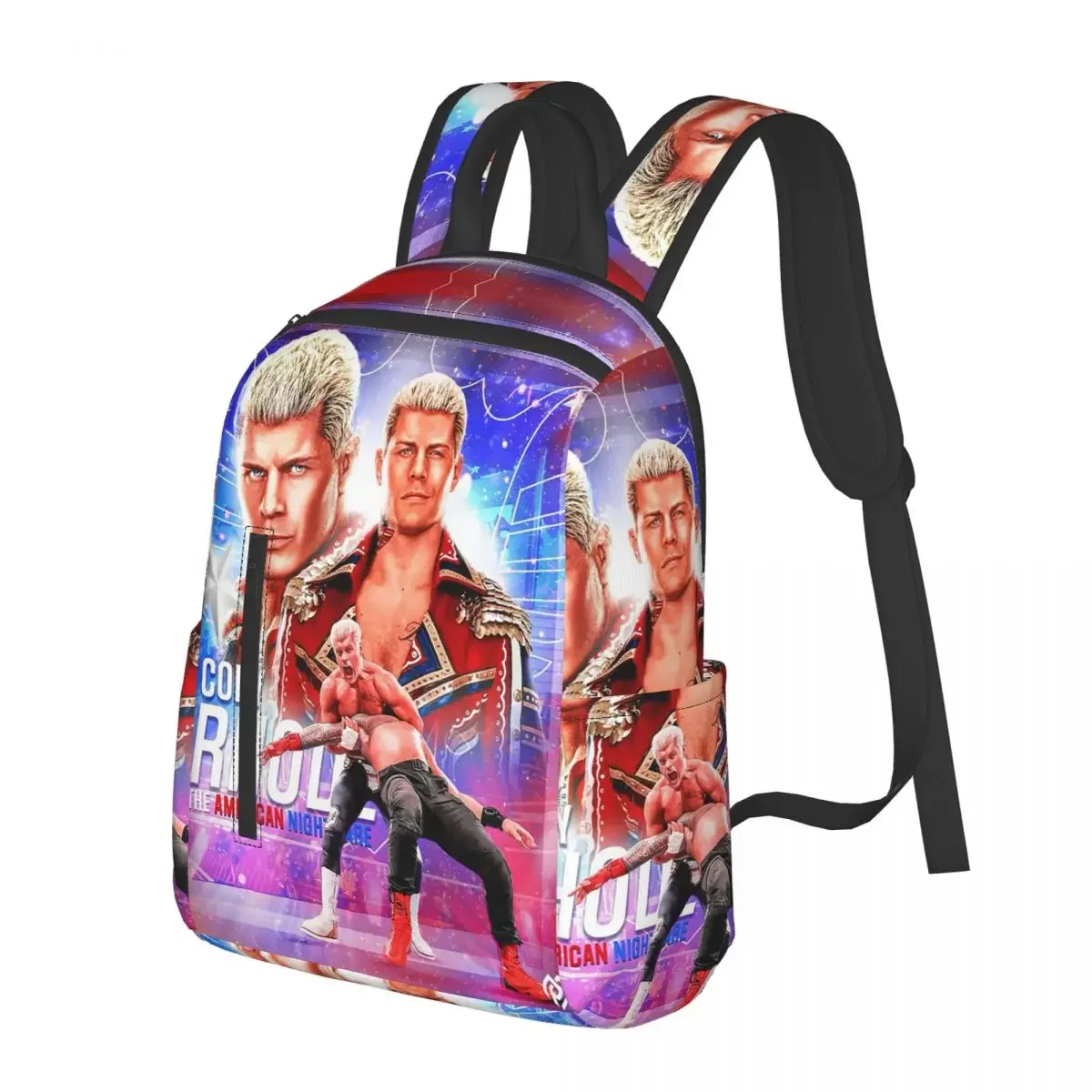 

In The Ring Cody Rhodes American Nightmare Student Backpack School Bag for Boys Girls Fashion Bookbag Shoulder Bags
