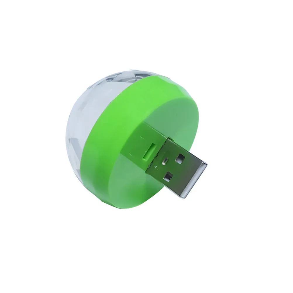 

Led Mini Disco Ball Light Usb Powered Sound Activated Portable Party Lamp For Home Bar Club Ktv Birthday Kids Room Green