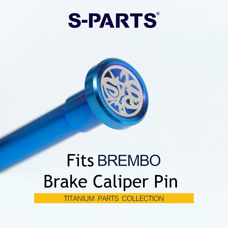 

1PCS S-PARTS Titanium Brake Caliper Pin Screw Compatible with Brembo 2-piston and 4-piston Motorcycle ModificationParts