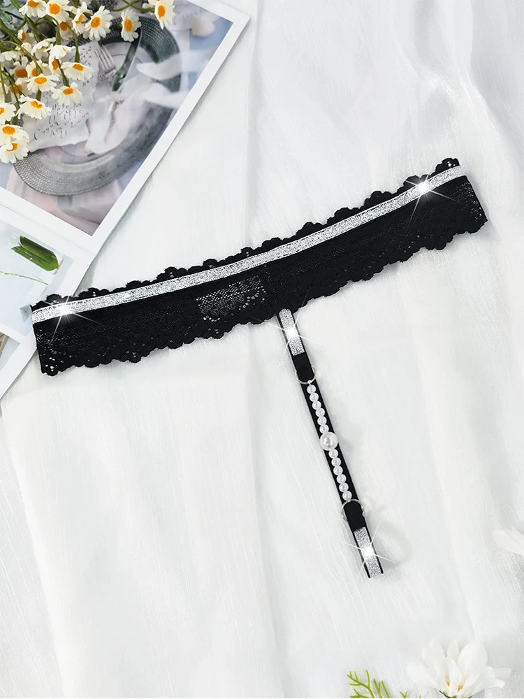 1pcs Low Waist Sexy Lace Women's thongs Underwear Breathable Comfortable Panties Elegant Sexy Lingerie Fashion Lady g-string - view 3