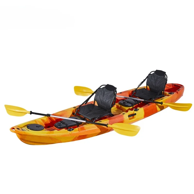 Rotomolded kayak plastic hard boat three person family club