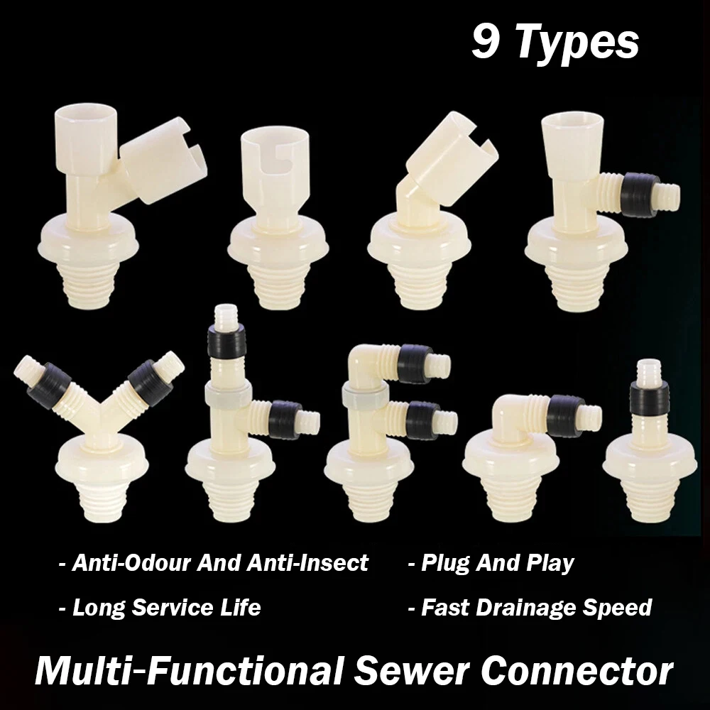 

1 шт., дренажная труба для стиральной машины, раковина, сливной переливный шланг, тройник Y-типа, раздвоенный трехголовочный соединительный разъем
