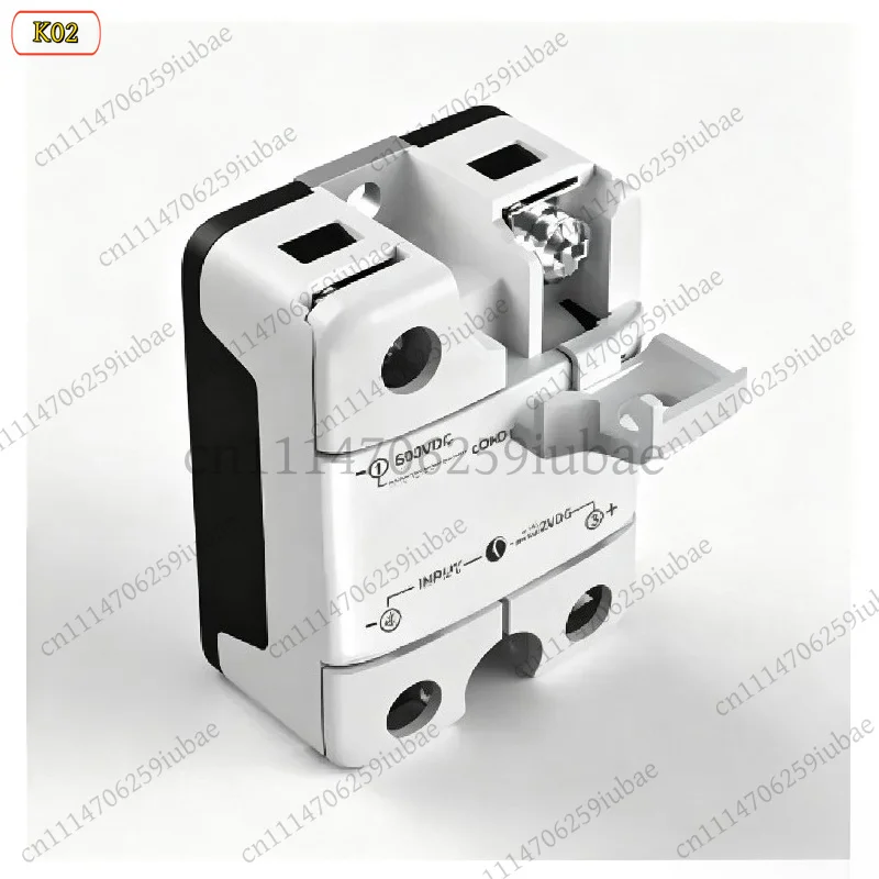 LJ_DD40A 60A 80A High Voltage SSR Module 3V-32V Trigger Input 220V-600V DC Load Industrial Relay Switch