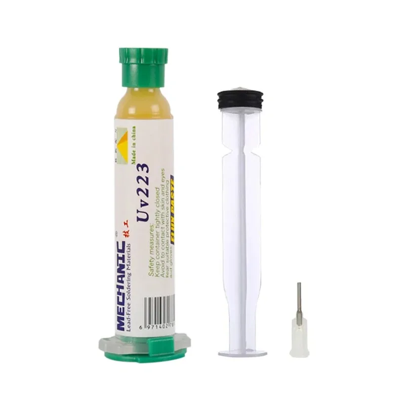 10CC Mechanic LEAD-FREE Soldering Paste Flux NO-Clean UV223 UV559 Solder Flux Paste SMD PCB BGA Rework Tool