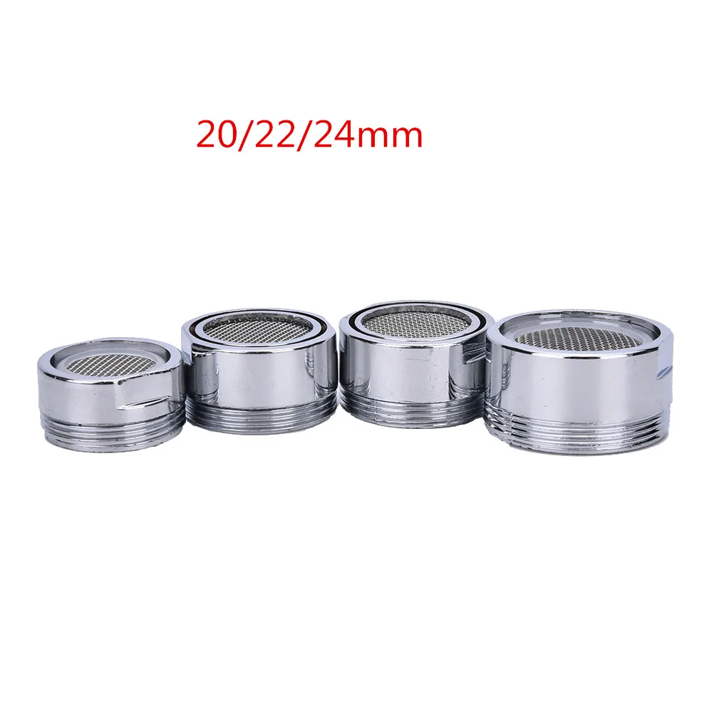 1pc NEW 20/22/24MM Water Bubbler Swivel Head Saving Tap Faucet Aerator Connector Diffuser Nozzle Filter Mesh Adapter