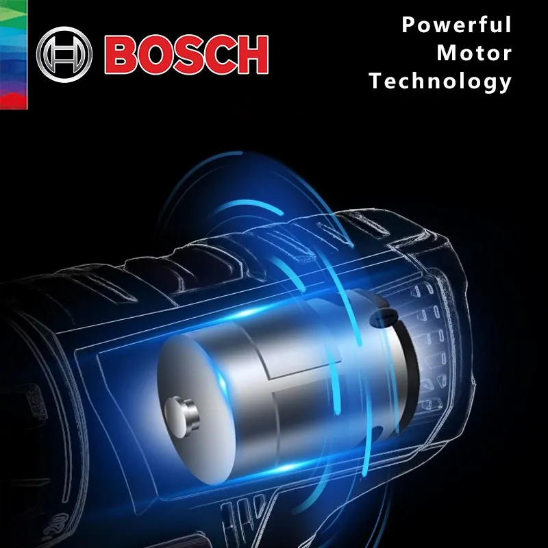 Bosch-Perceuse électrique professionnelle sans fil, perceuse à main électrique sans fil, tournevis de bricolage domestique multifonction, outils