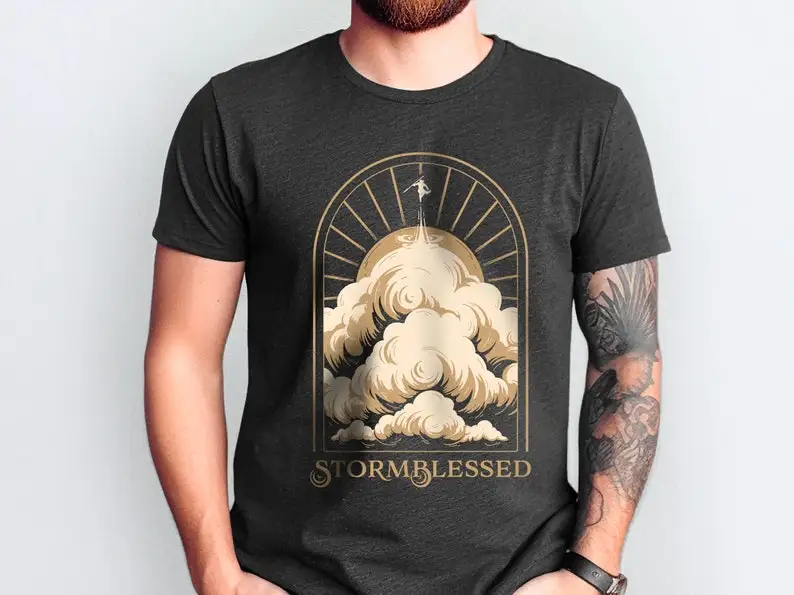Stormlight Archive Shirt, Stormblessed T-Shirt, Way of Kings T-shirt, Brandon Sanderson Fan Gift,  Kaladin Stormblessed Tee