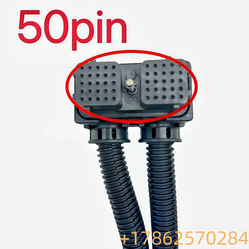 50Pin Engine ECU Wiring Harness P3408501 4995445 4988820 For Cummins ISDE ISLE CM2150 CM2220 Truck